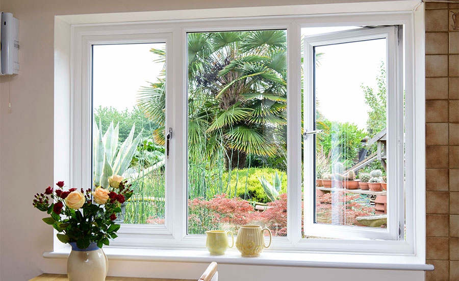 White uPVC casement window by Anglian Home Improvements | MyGlazing.com