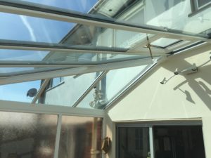 solar control window film on conservatory roof