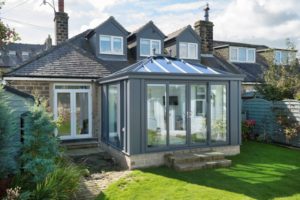 Anthracite conservatory by Ultraframe Home Improvements, GGF Member on MyGlazing.com